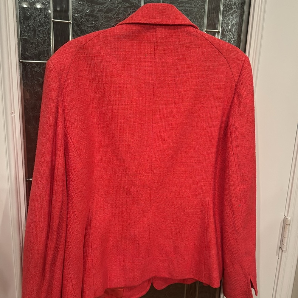 Talbots Red Blazer Jacket - Picture 4 of 4